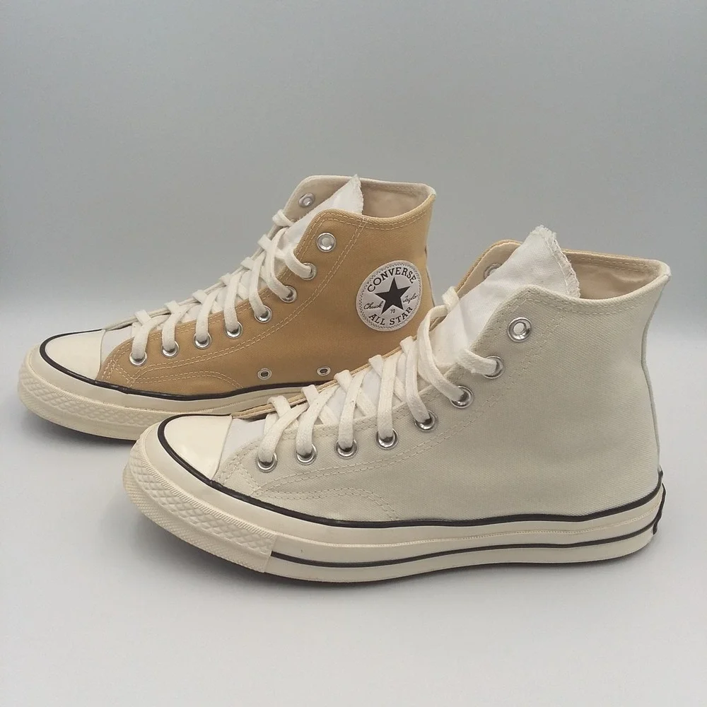 Converse Chuck Taylor All Star 70 Hi Tri-Panel Sesame‎ Egret  M7.5 W9.5 EUC - Picture 3 of 16